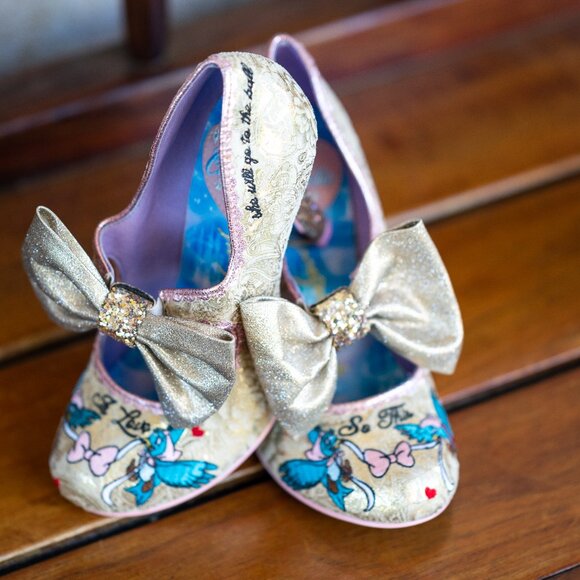 Rare Disney Cinderella  irregular choice shoes US 6 - Picture 14 of 16